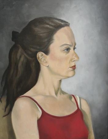 PRETTY IN RED, Oil